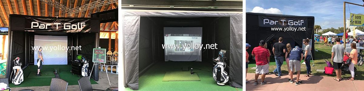 clients' feedback of inflatable golfshot training tent