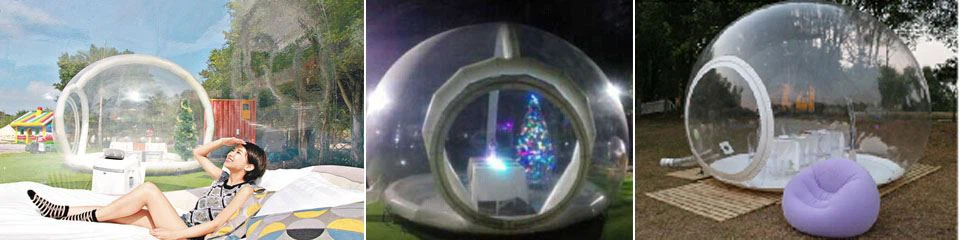 application of bubble house