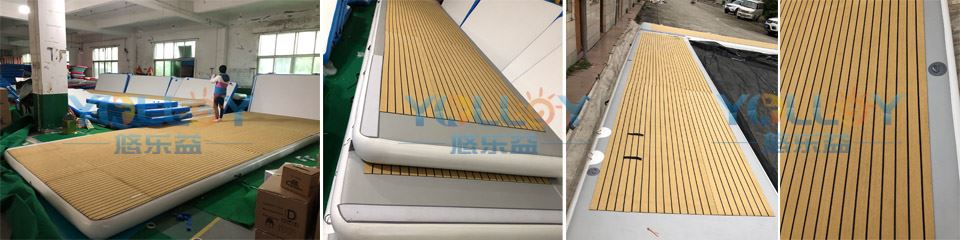 EVA non-slip flooring floating pool