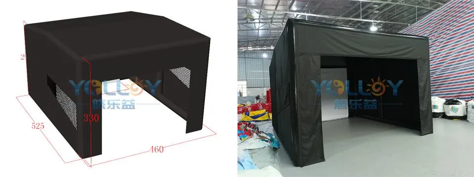 details of golf tent-2