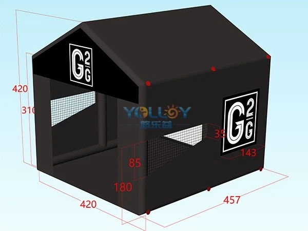 Advertising Inflatable Golf Simulator Room Tent suppliers