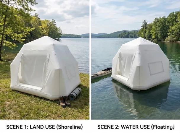 Inflatable Floating Tent for Land Water-3 Inflatable Floating Tent for Land Water-3