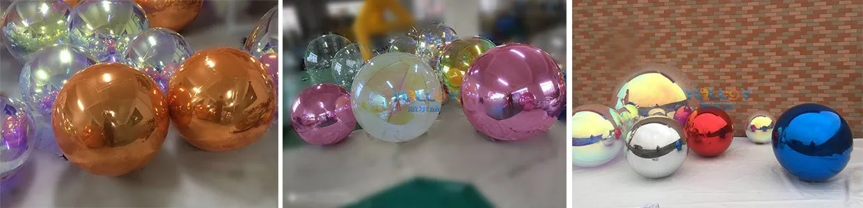 More Color of inflatable mirror ball decoration 2 More Color of inflatable mirror ball decoration 2