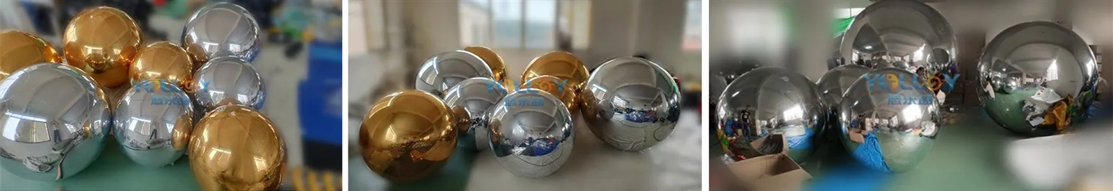 More Color of inflatable mirror ball decoration More Color of inflatable mirror ball decoration