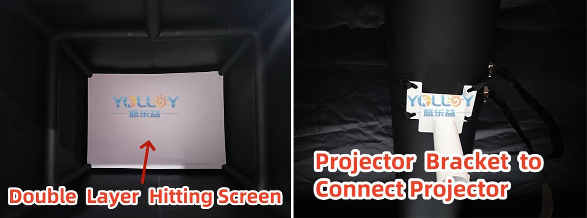 Details of Inflatable Golf Sim Bay Room Tent Details of Inflatable Golf Sim Bay Room Tent