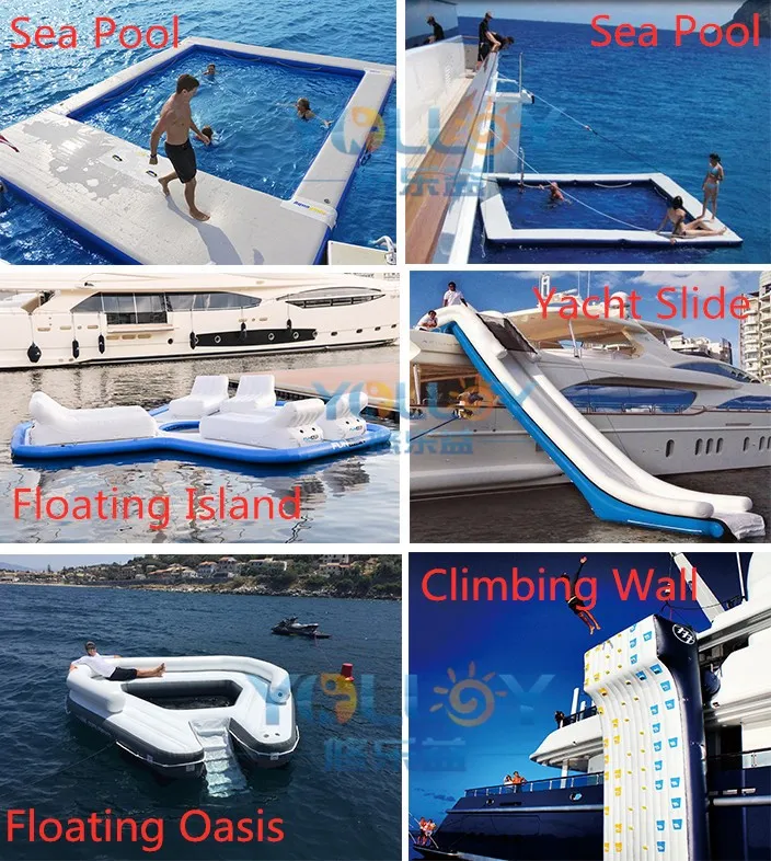 Inflatable Yacht Golf Floating Water Toys 3 Inflatable Yacht Golf Floating Water Toys 3