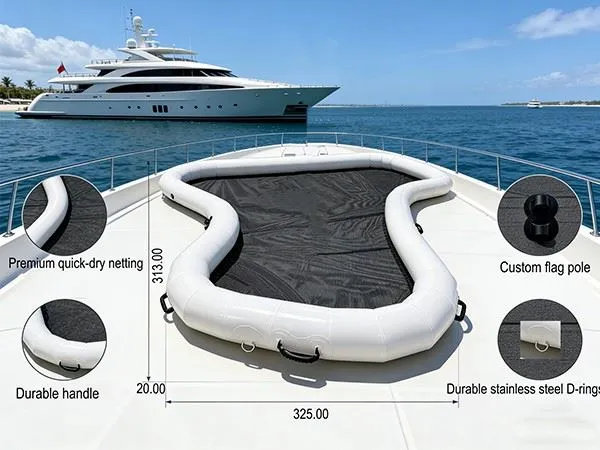 Professional Custom Yacht Floating Aqua Range Golf Game Green suppliers