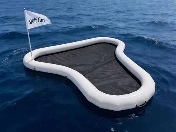 Professional Custom Yacht Floating Aqua Range Golf Game Green