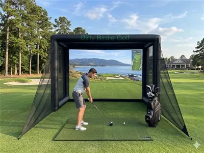 Inflatable Golf Simulator Enclosure