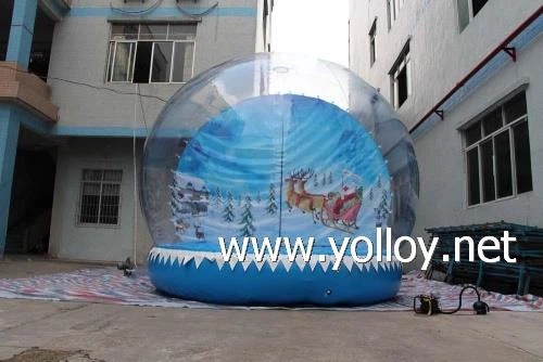 Outdoor Inflatable Christmas Decoration Snow Ball
