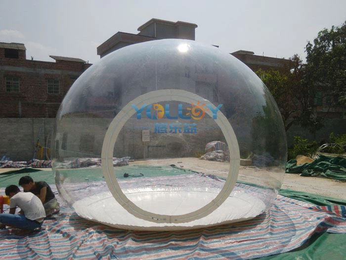 Transparent inflatable Bubble House