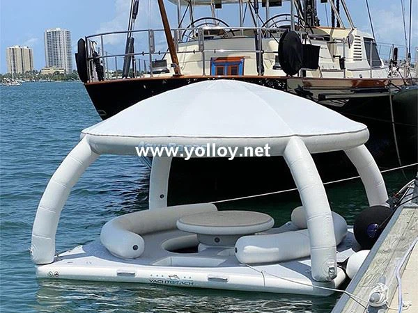 AquaBanas Inflatable Floating Party Platform For Yacht