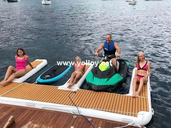 Inflatable Jet Ski Floating Dock For Marinas