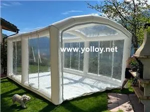 Clear Inflatable Car Cover Garage Tent