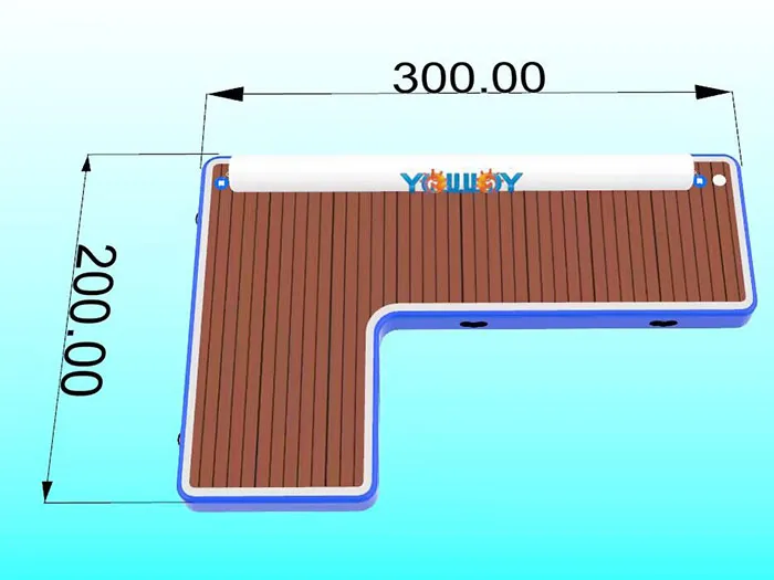 Water Hangout Couch Inflatable Dock
